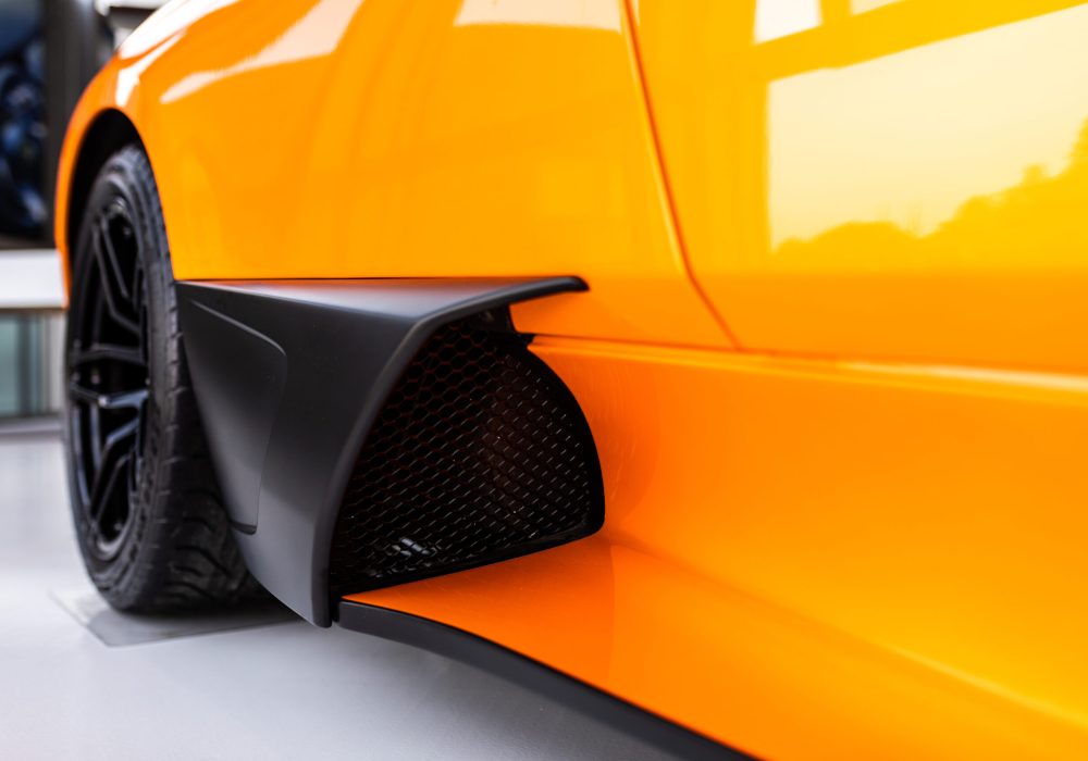 Aerodynamics and design of a sports car